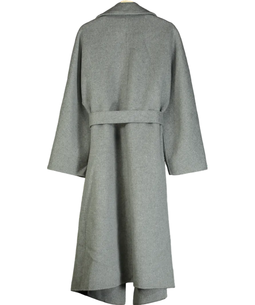 12 Storeez Grey Belted Wool Coat UK XS/S