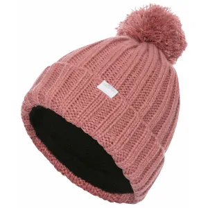 Alisha Womens Knitted Hat - Dusty Rose