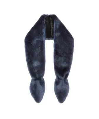 Blue Midnight Faux Fur Vixen Scarf