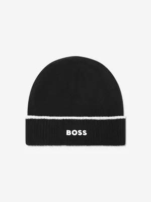 BOSS Baby Boys Knitted Logo Hat