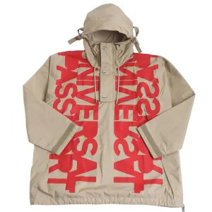 Burberry Hooded Anorak Parka Beige M