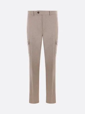 Cargo Wool Cashmere Trousers