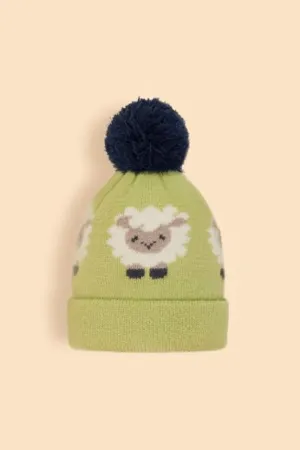 Childrens Knitted Sheep Hat