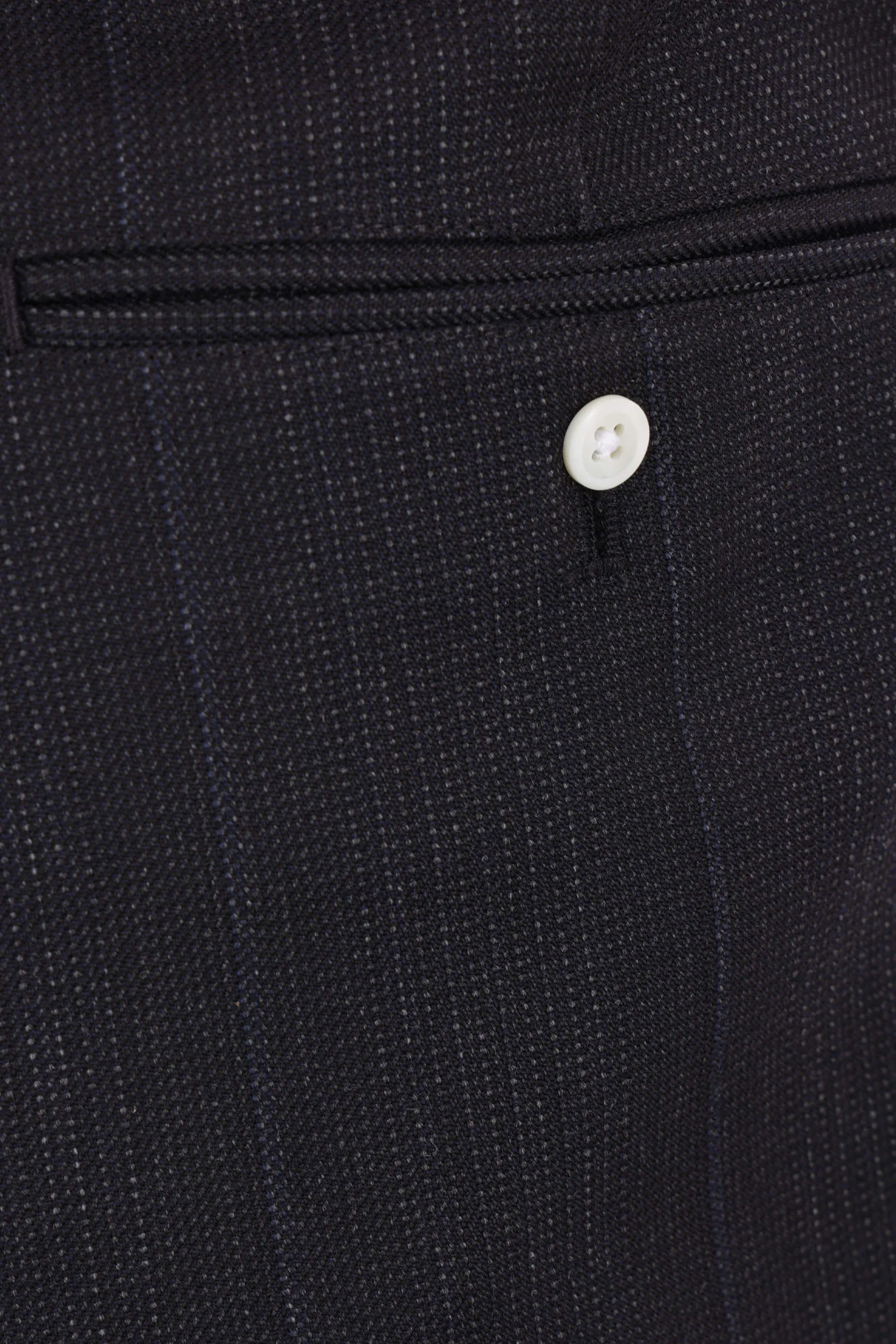 Classic Pinstripe Wool Dress Pants