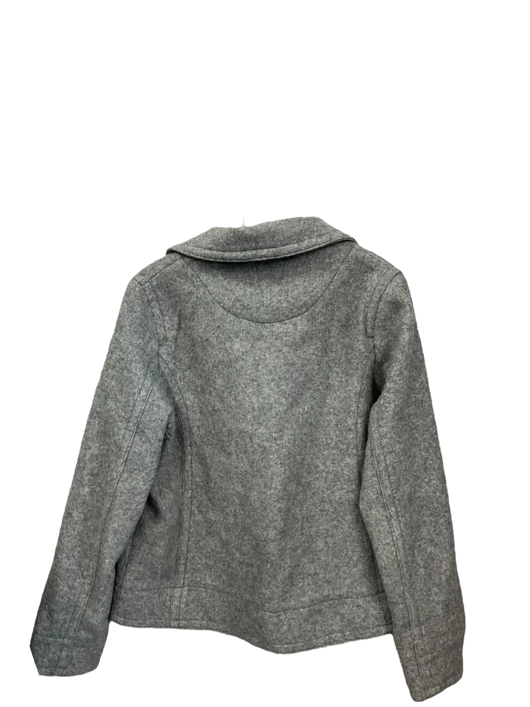 Coat Peacoat By Gap In Grey, Size: L