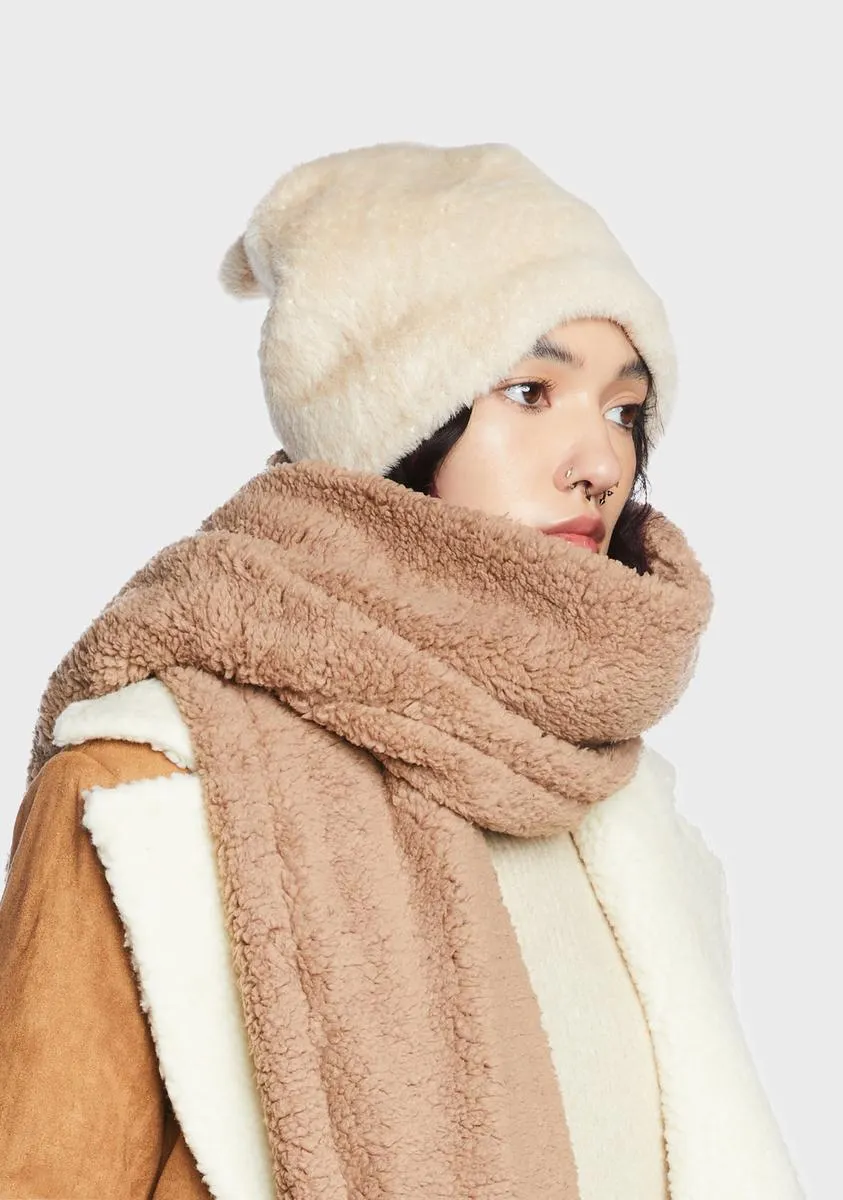 Cozy For Days Teddy Scarf