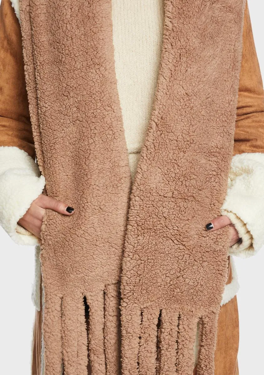 Cozy For Days Teddy Scarf