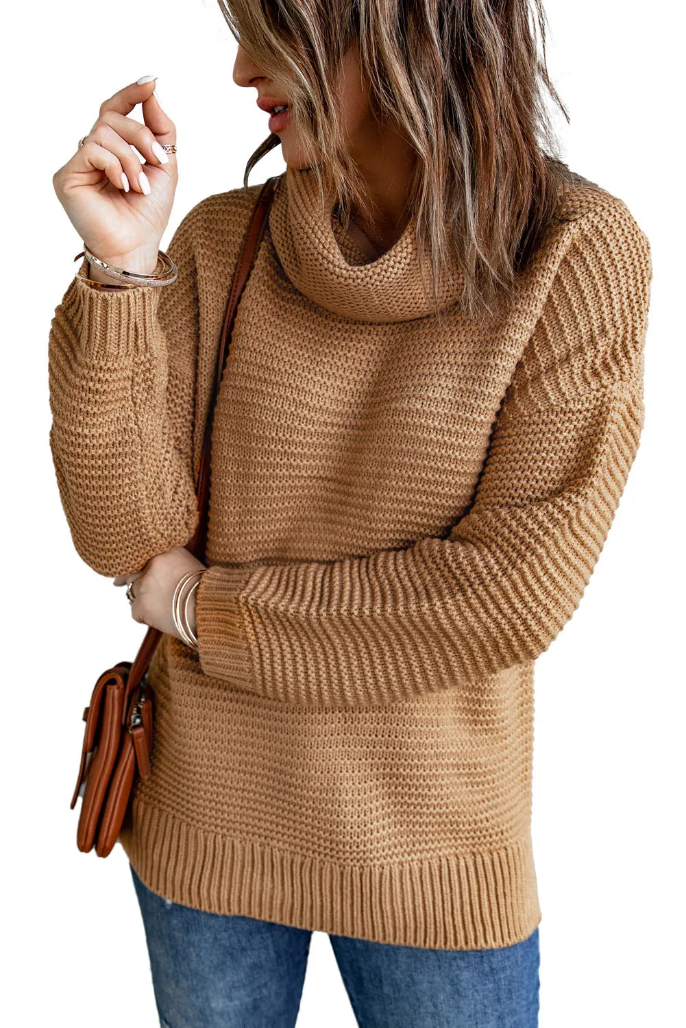 Cozy Long Sleeves Turtleneck Sweater