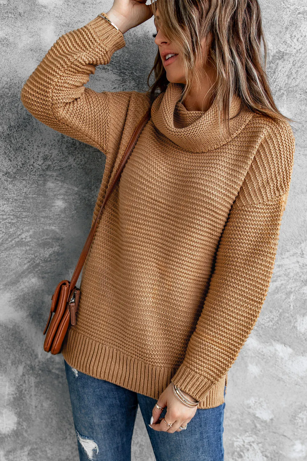 Cozy Long Sleeves Turtleneck Sweater