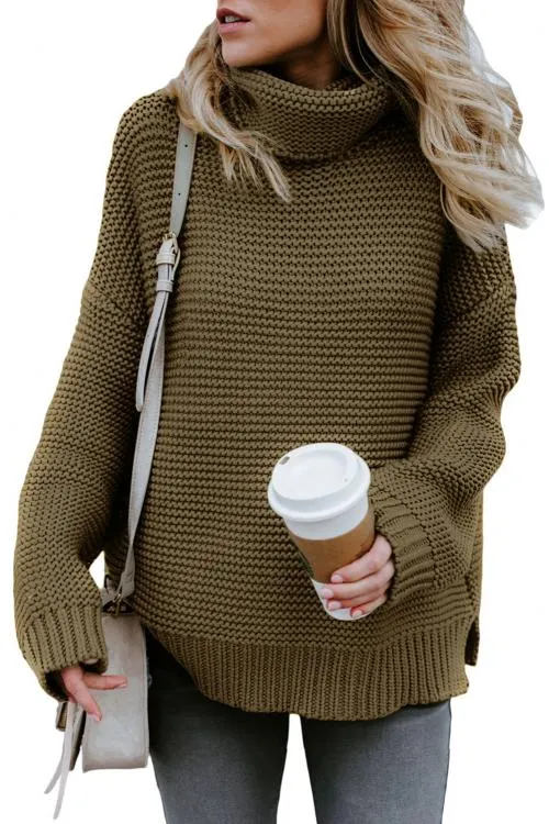 Cozy Long Sleeves Turtleneck Sweater