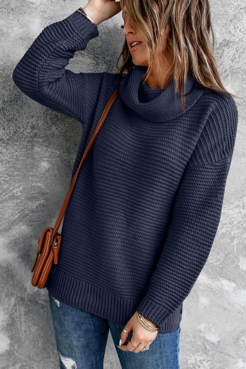 Cozy Long Sleeves Turtleneck Sweater