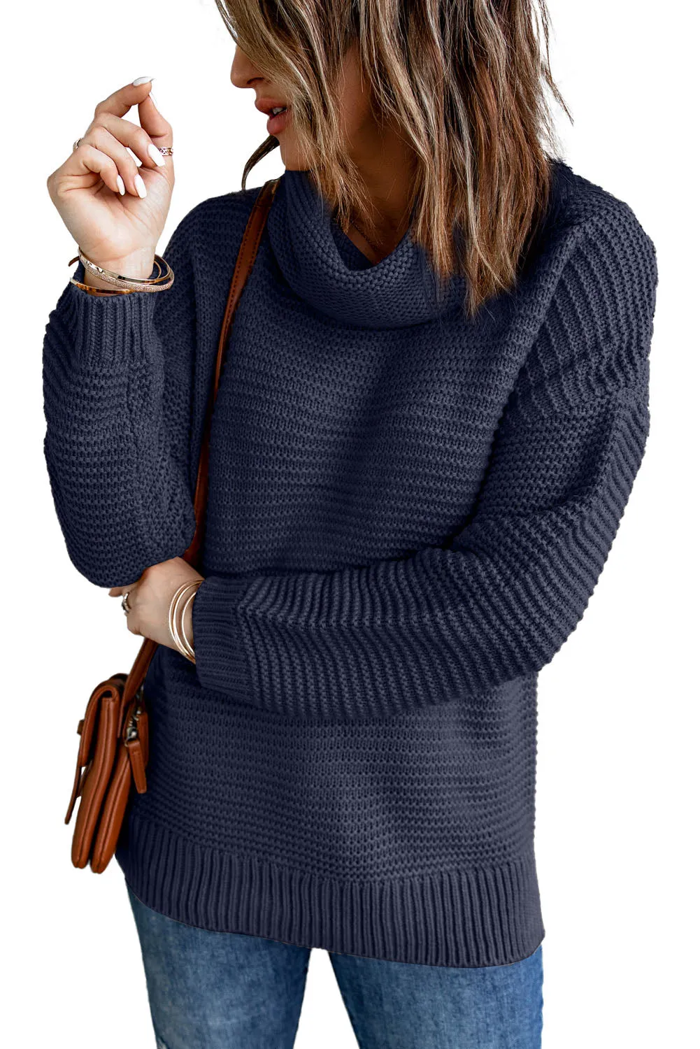 Cozy Long Sleeves Turtleneck Sweater