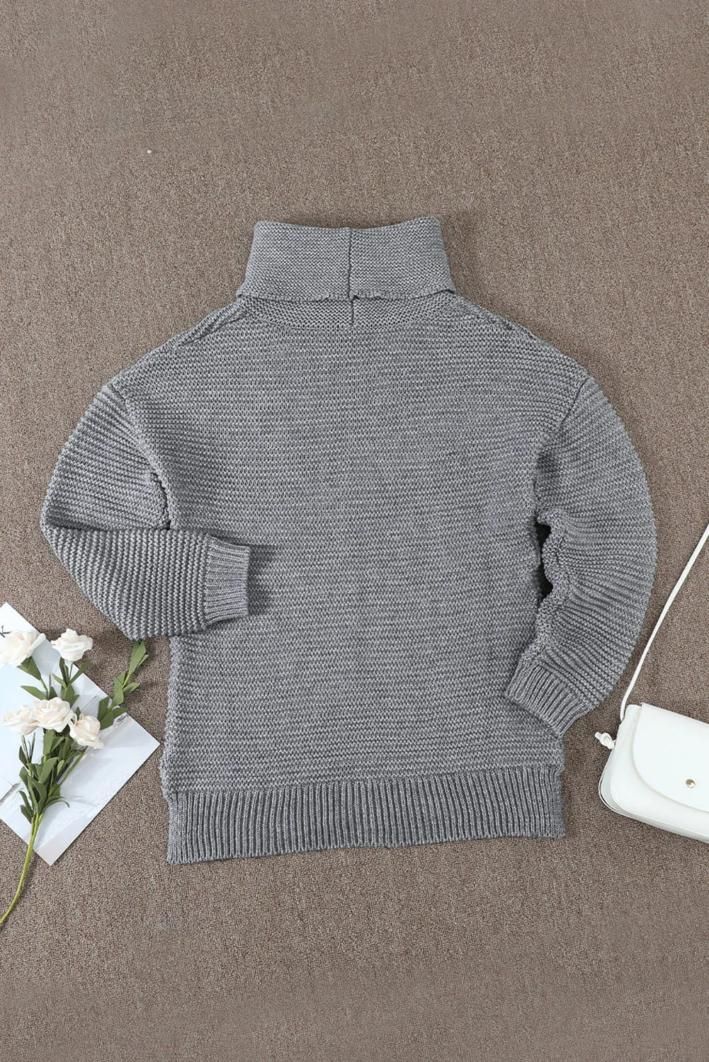 Cozy Long Sleeves Turtleneck Sweater