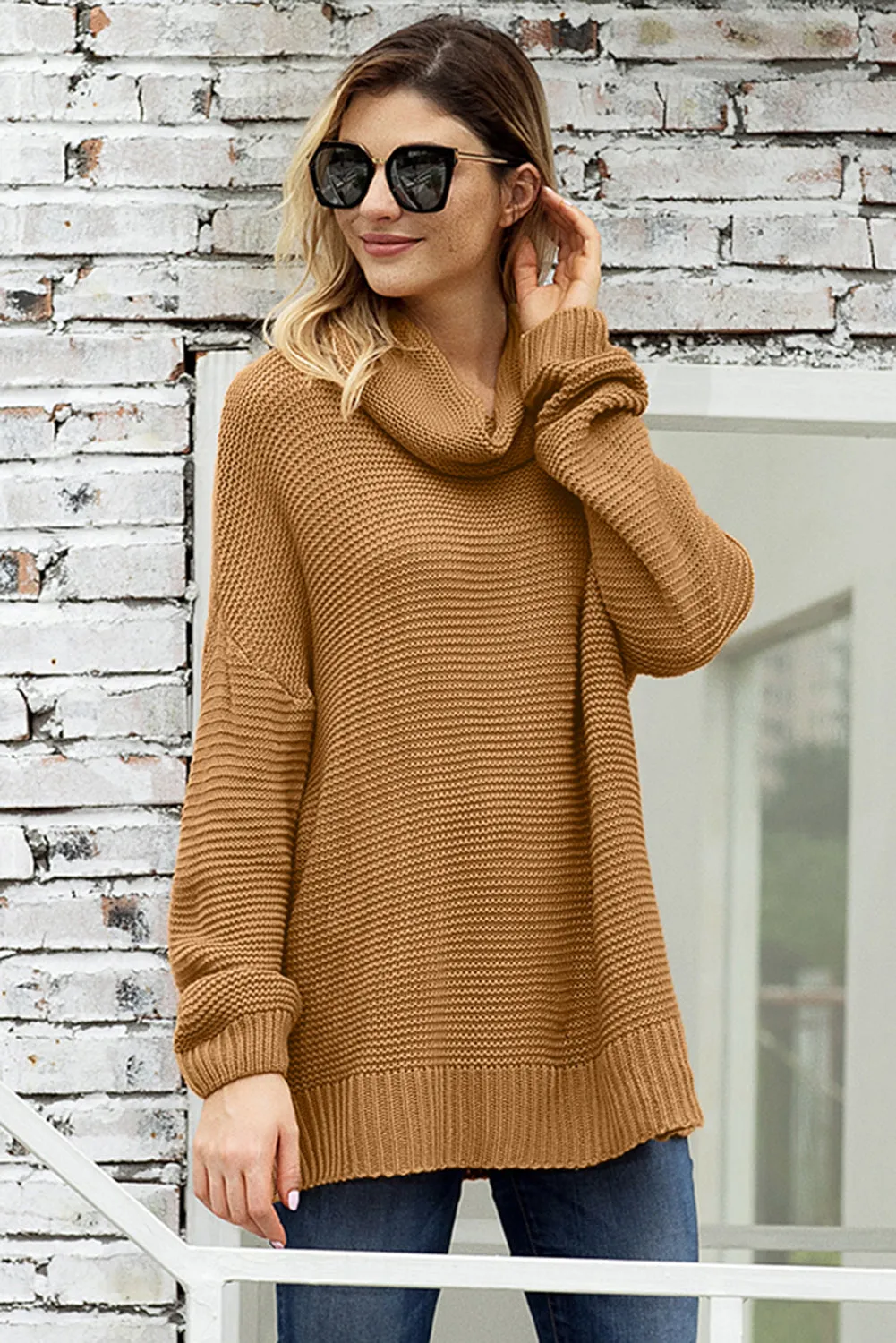 Cozy Long Sleeves Turtleneck Sweater