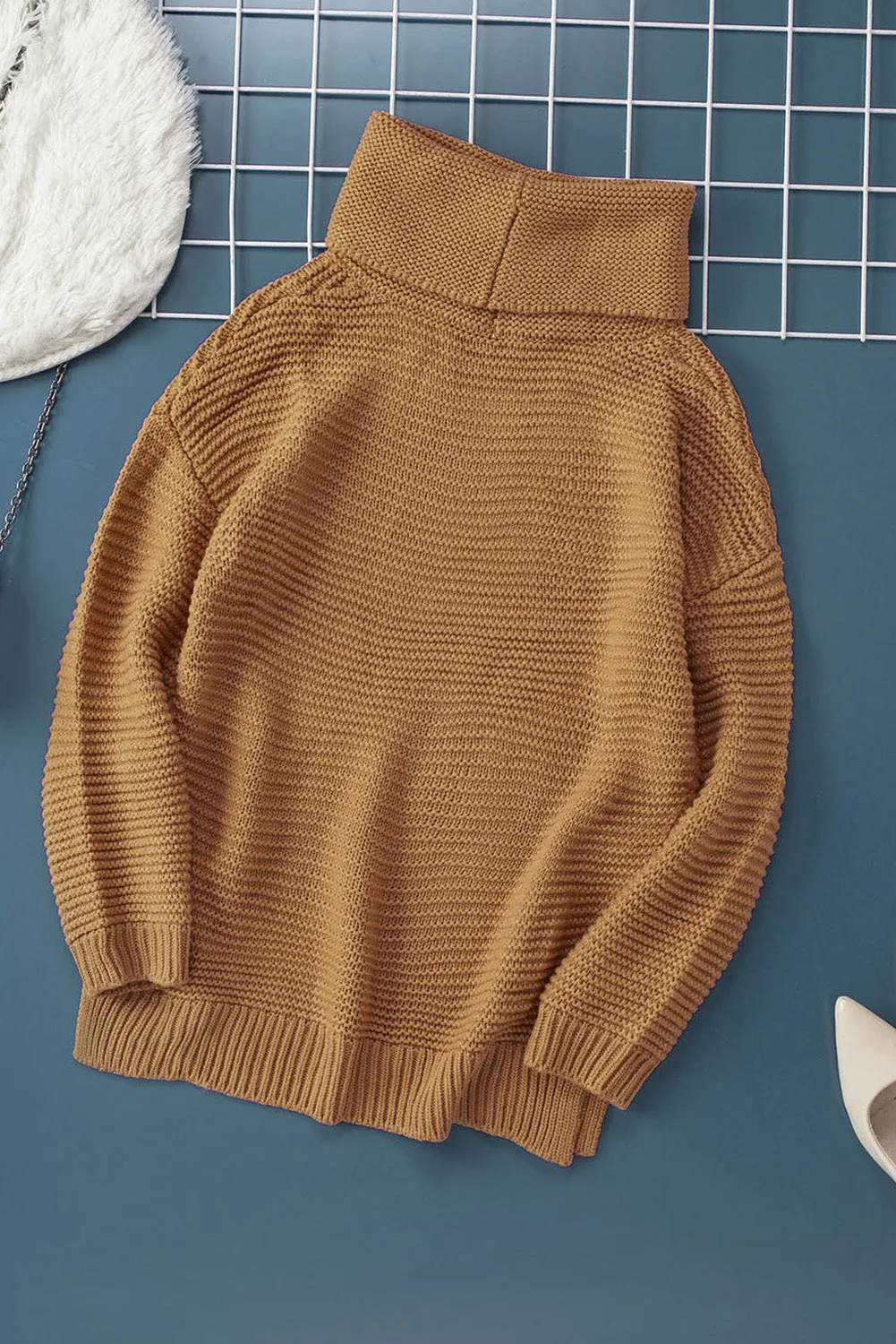 Cozy Long Sleeves Turtleneck Sweater