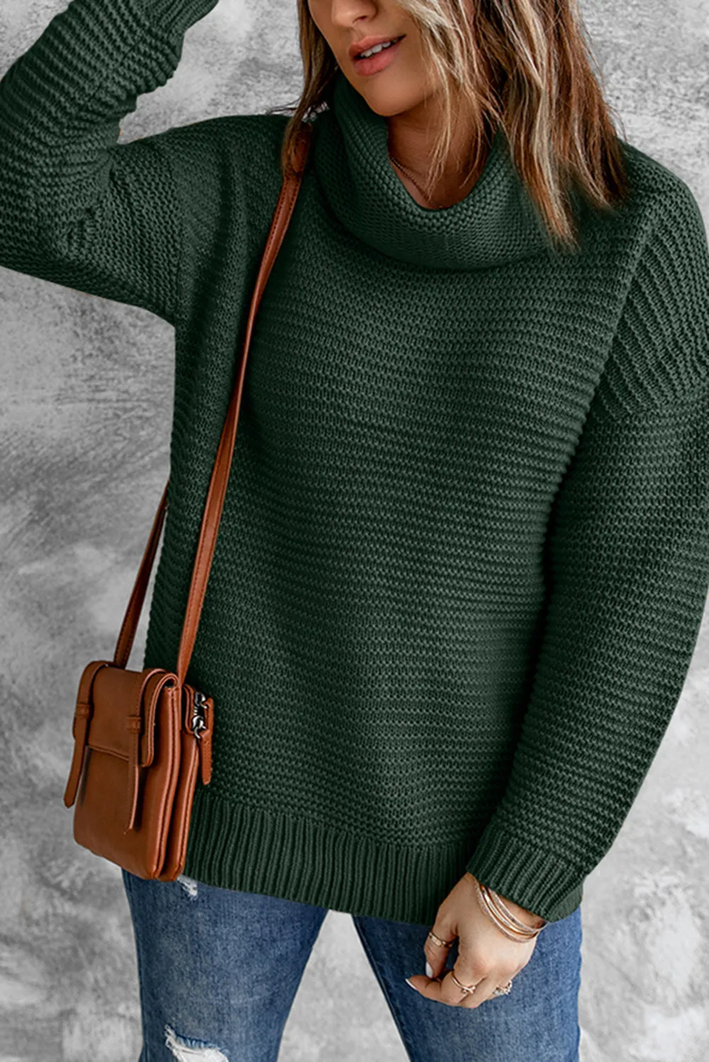 Cozy Long Sleeves Turtleneck Sweater