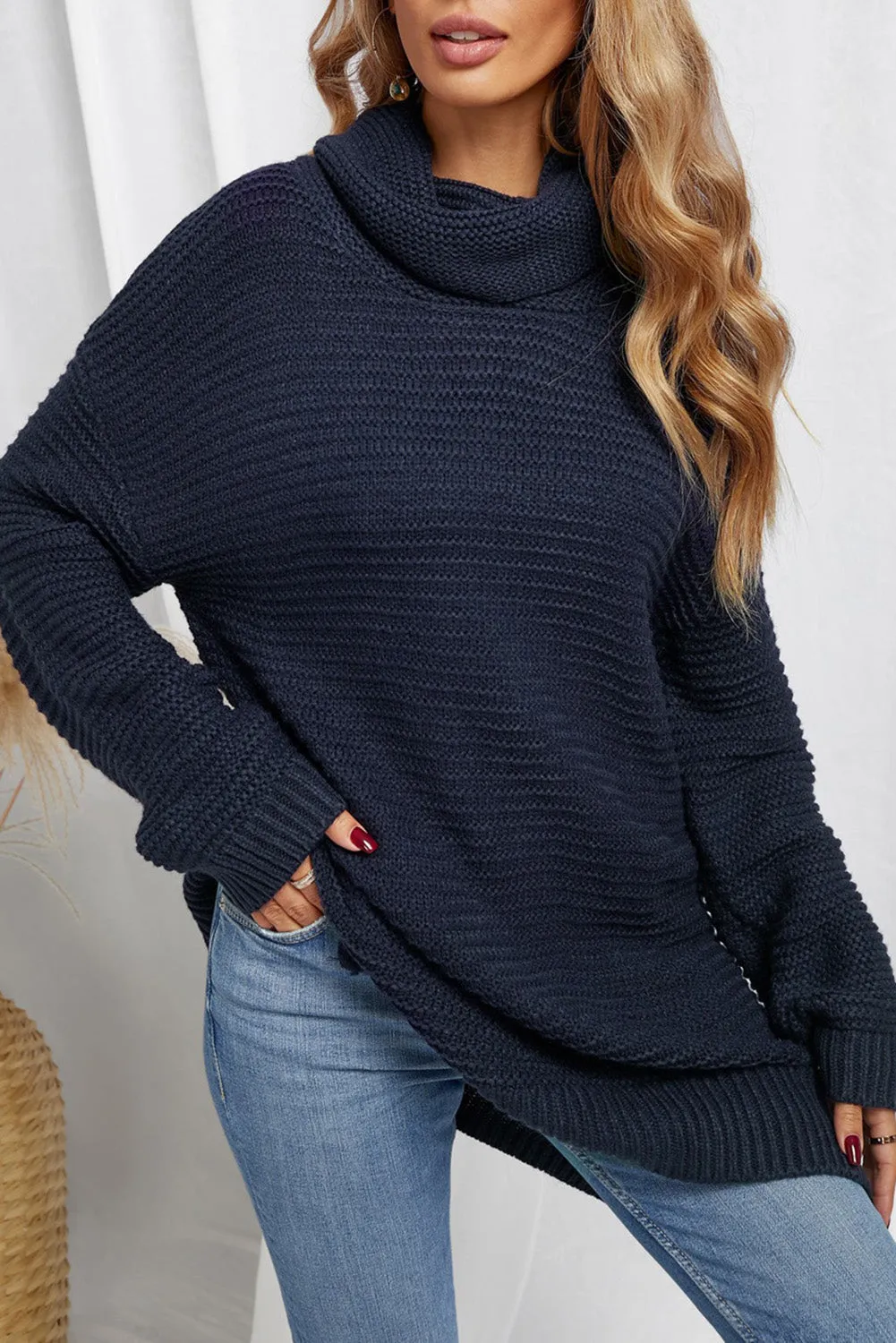 Cozy Long Sleeves Turtleneck Sweater