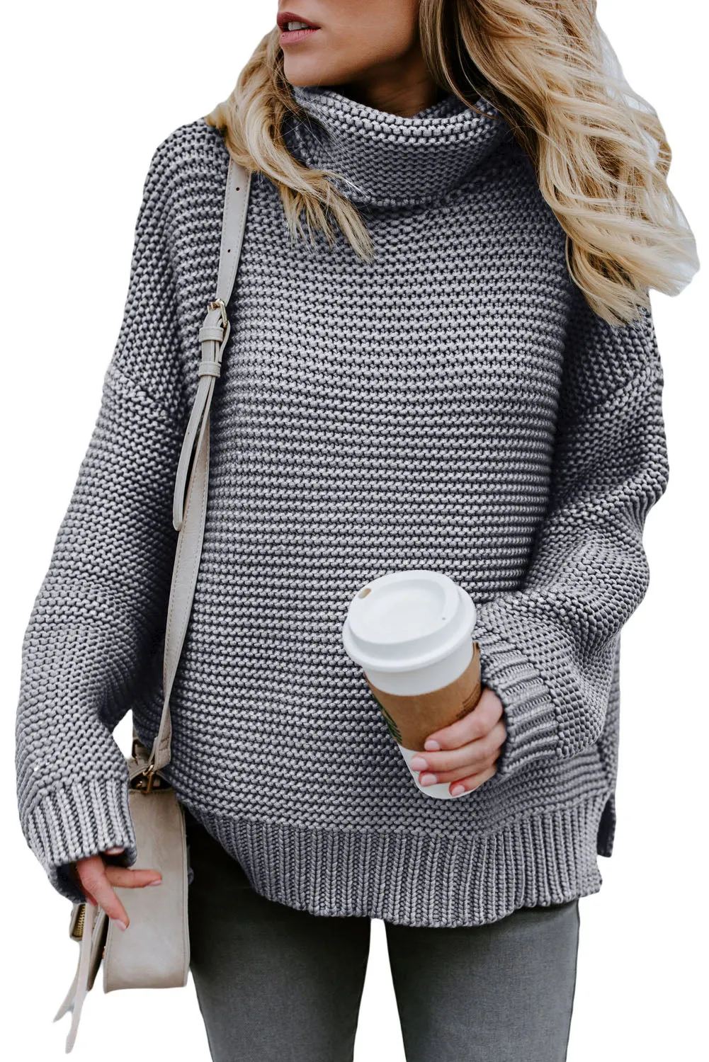 Cozy Long Sleeves Turtleneck Sweater