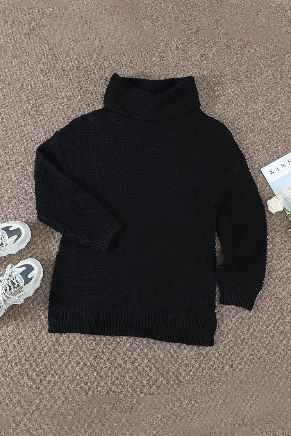 Cozy Long Sleeves Turtleneck Sweater