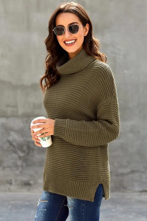 Cozy Long Sleeves Turtleneck Sweater