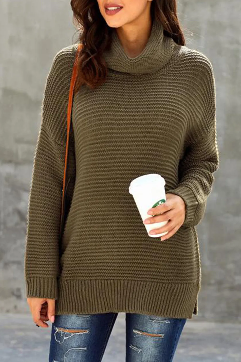 Cozy Long Sleeves Turtleneck Sweater