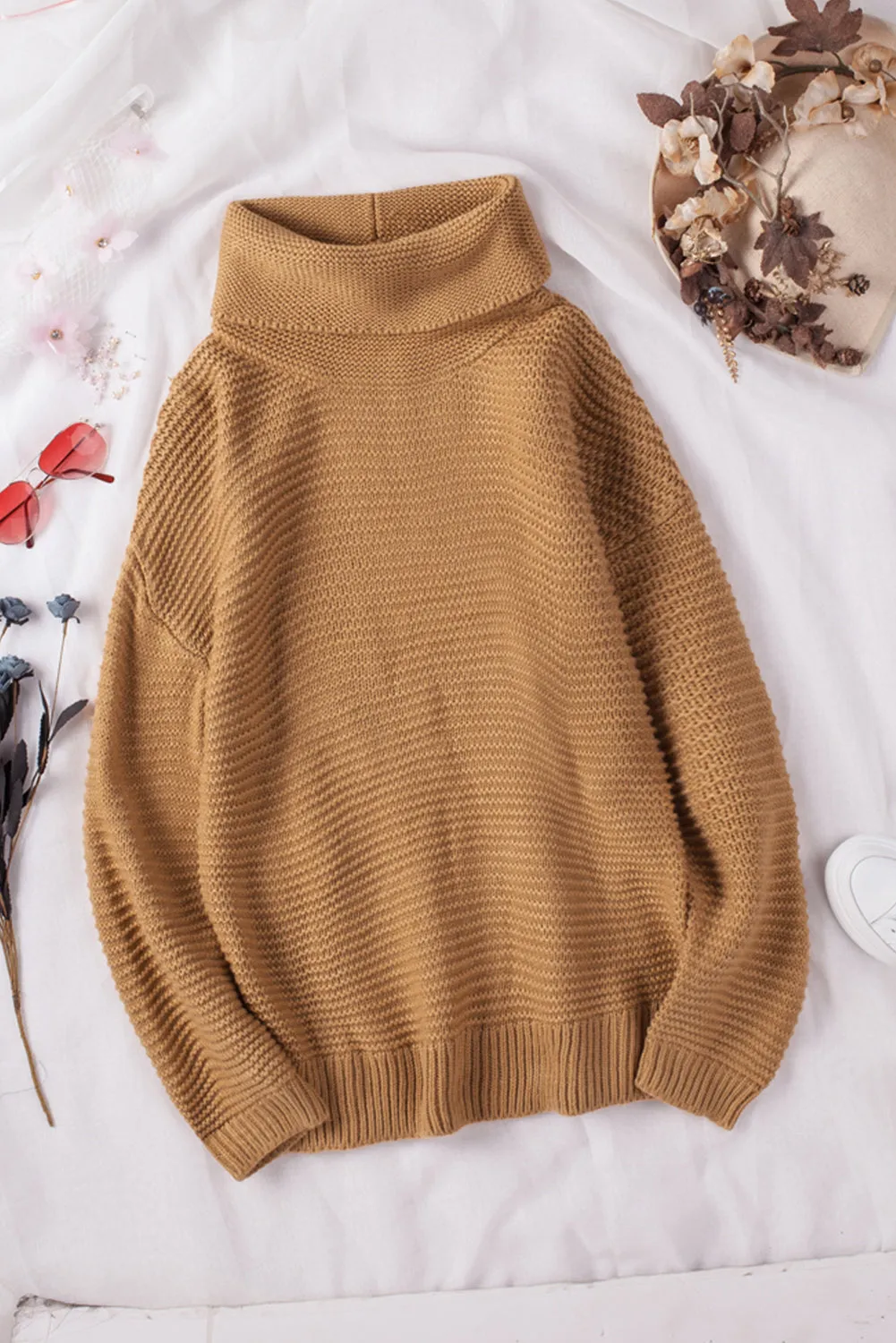 Cozy Long Sleeves Turtleneck Sweater