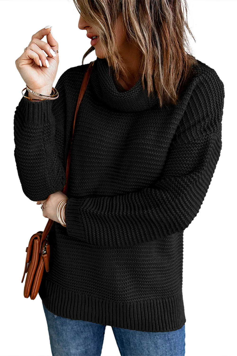 Cozy Long Sleeves Turtleneck Sweater