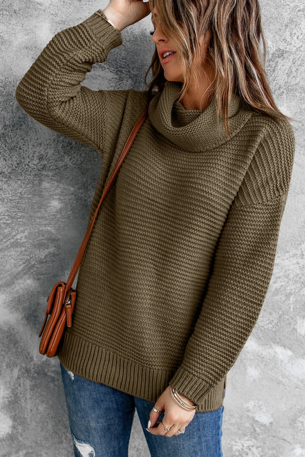 Cozy Long Sleeves Turtleneck Sweater