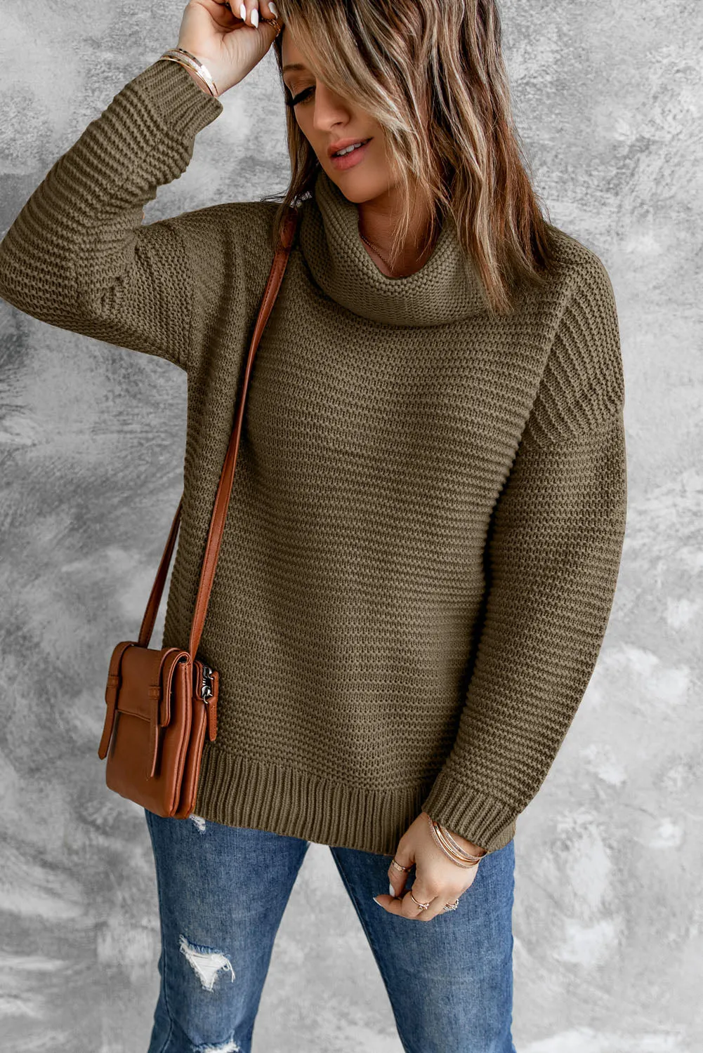 Cozy Long Sleeves Turtleneck Sweater