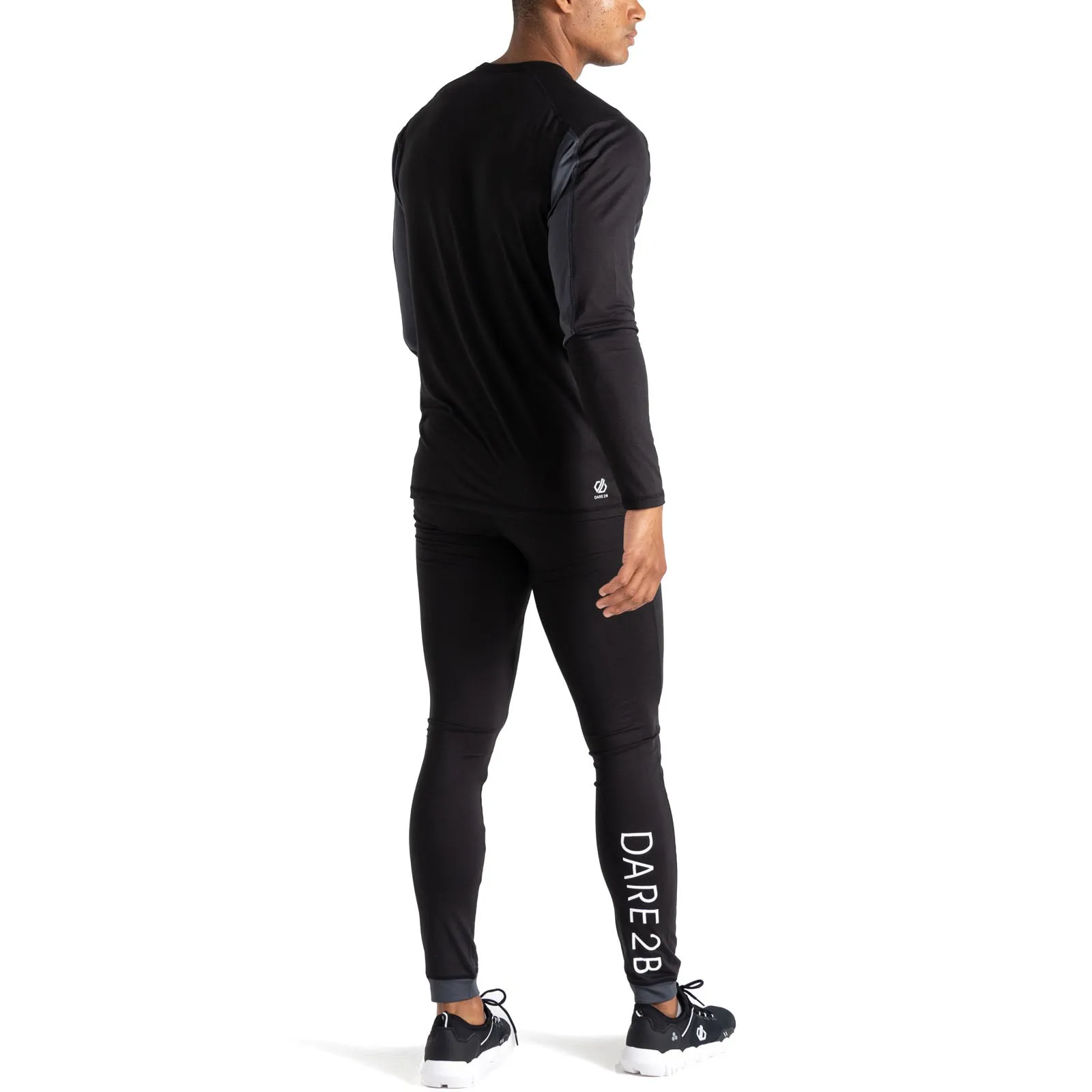 Dare 2b Mens Exchange III Thermal Baselayer Set - Black Ebony