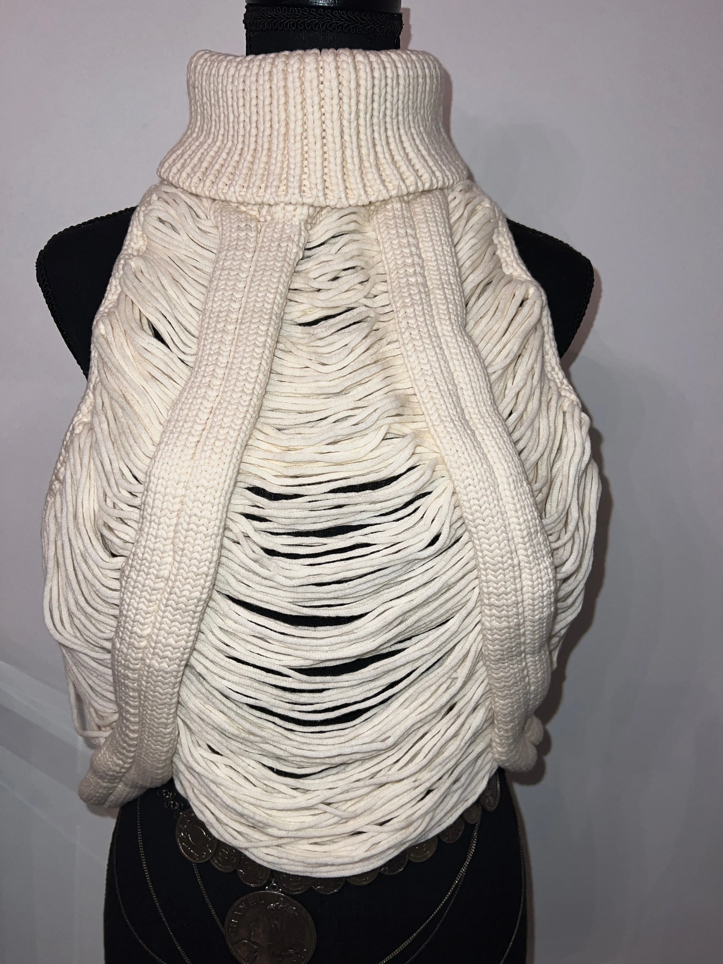 Draped Turtleneck