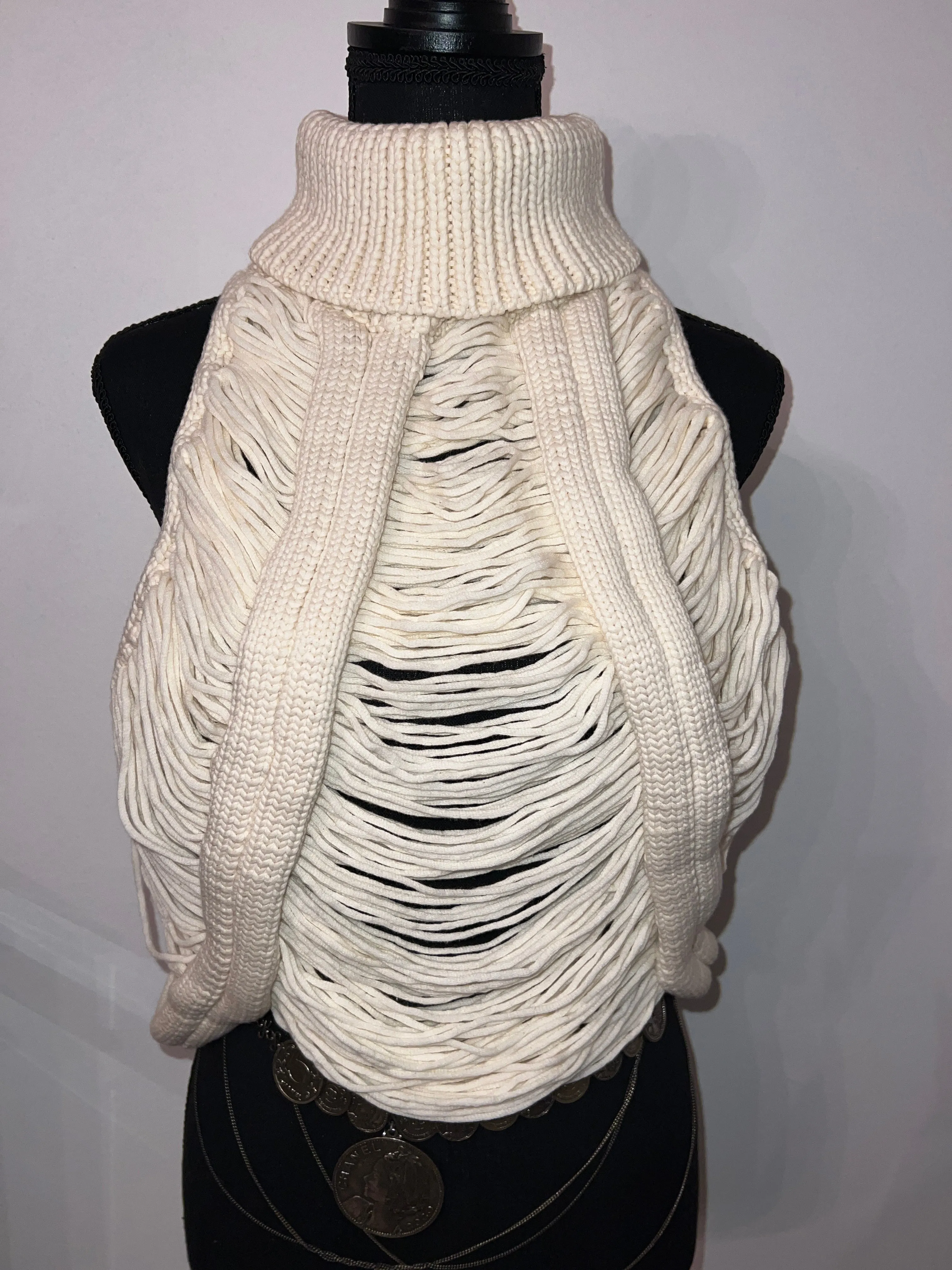 Draped Turtleneck