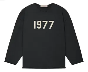 Fear of God Essentials 1977 Raw Edge Crewneck Sweater Iron