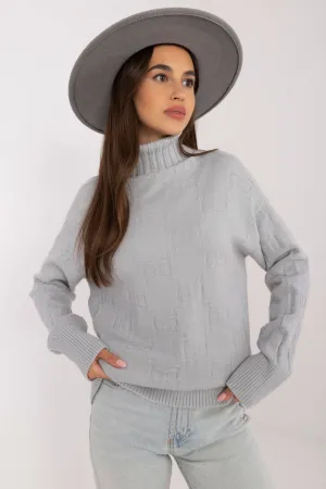 grey - Turtleneck model 199636 AT