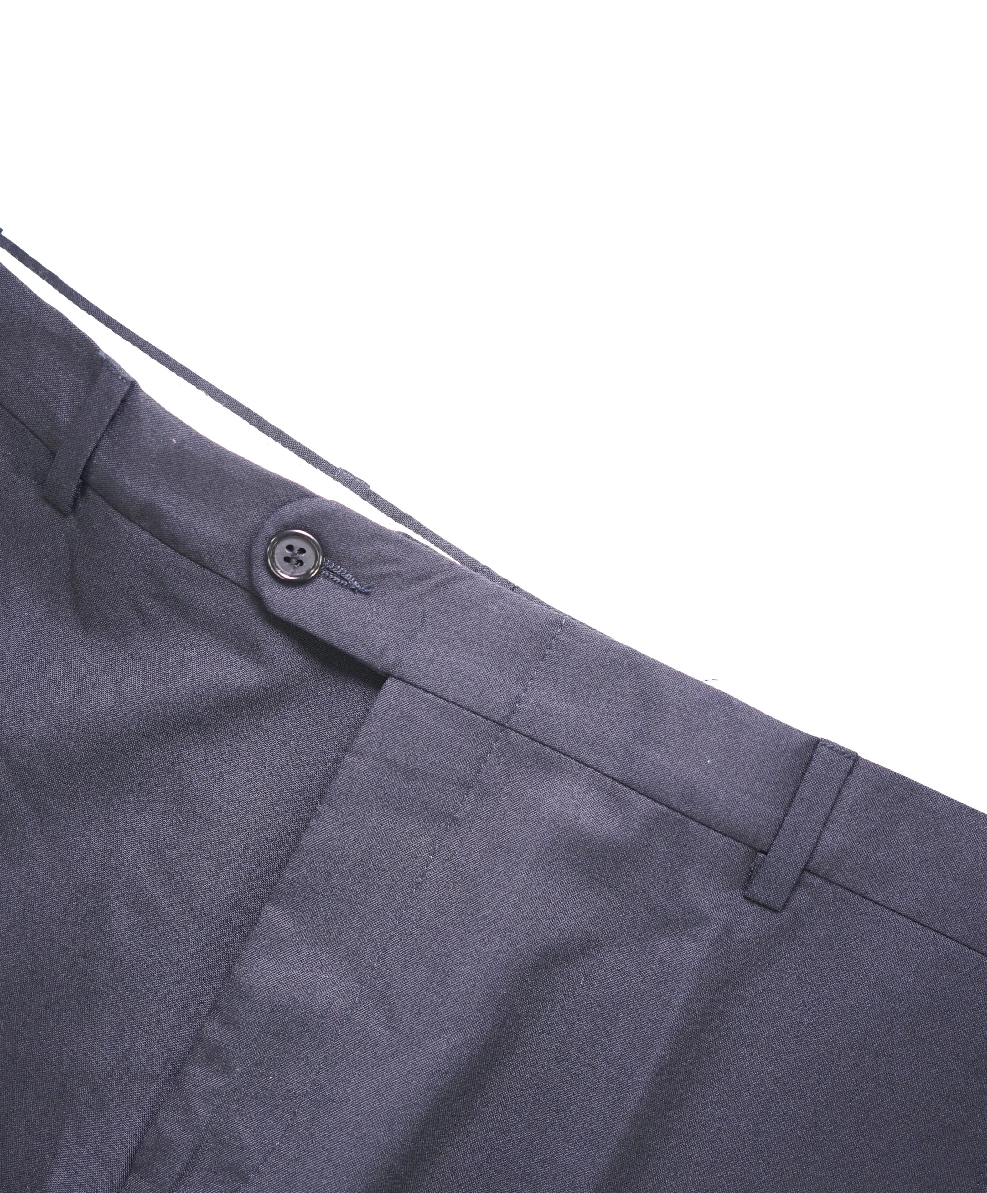 HICKEY FREEMAN - Black *CLOSET STAPLE*  Wool Flat Front Dress Pants - 32W