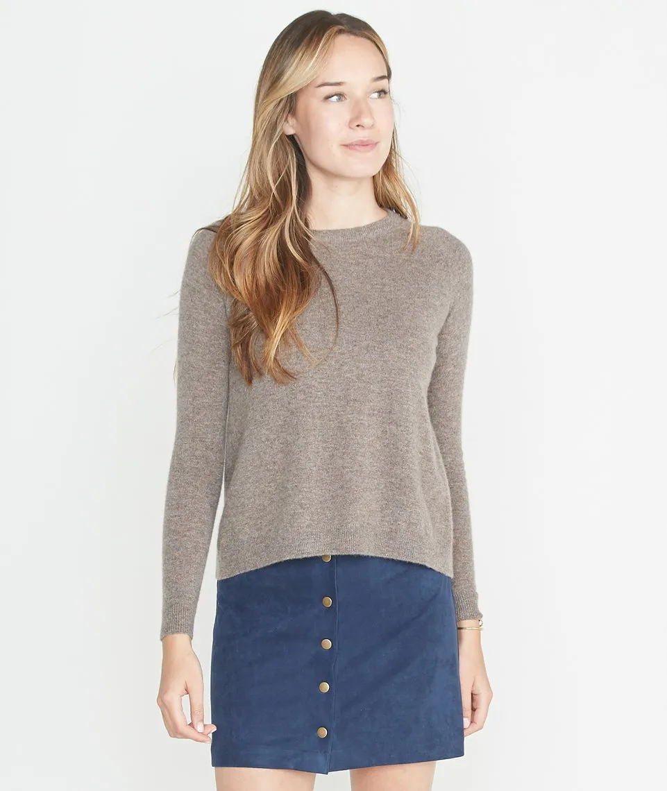 Holly Cashmere Swing Crewneck Sweater