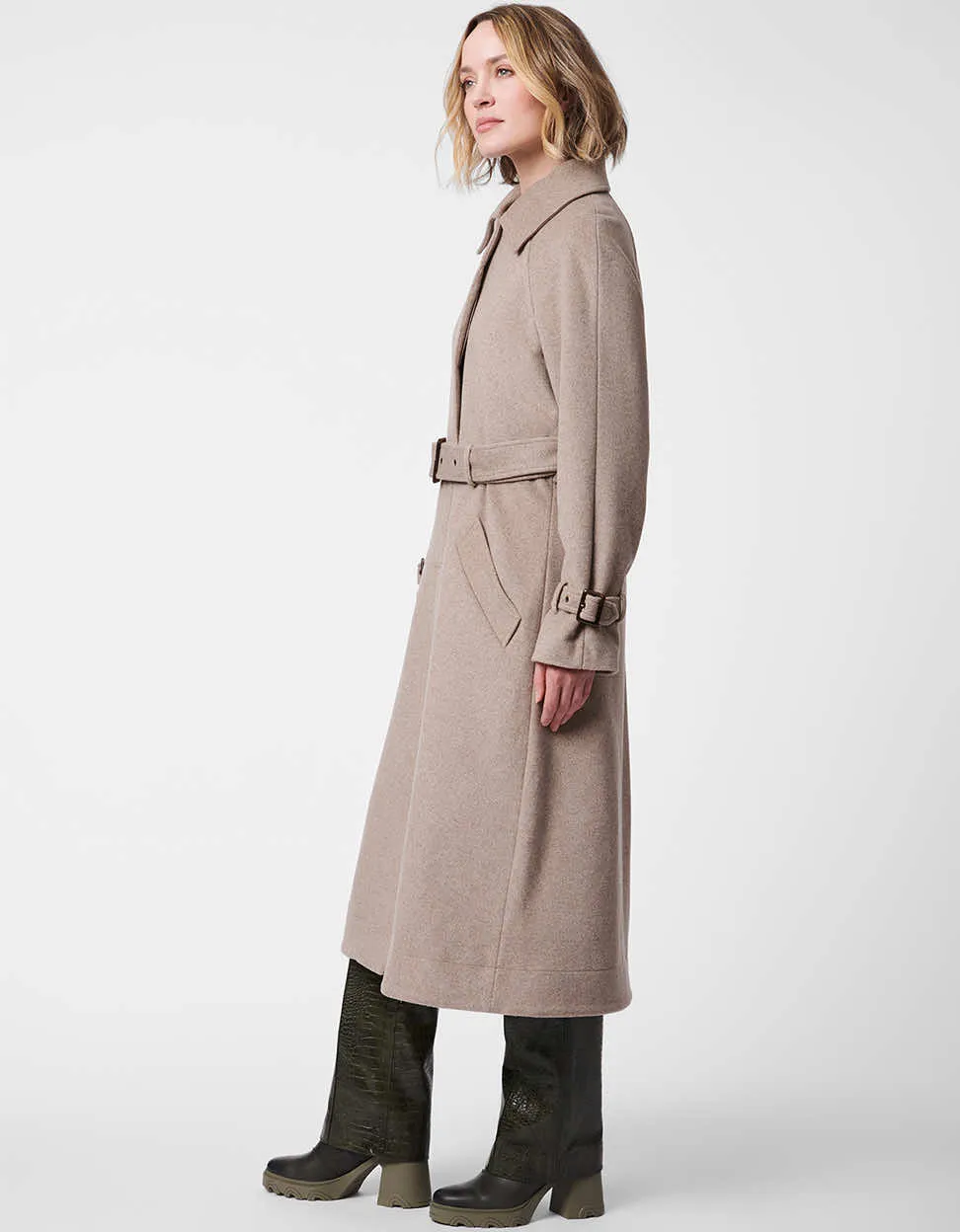 Kensington Belted Wool Coat