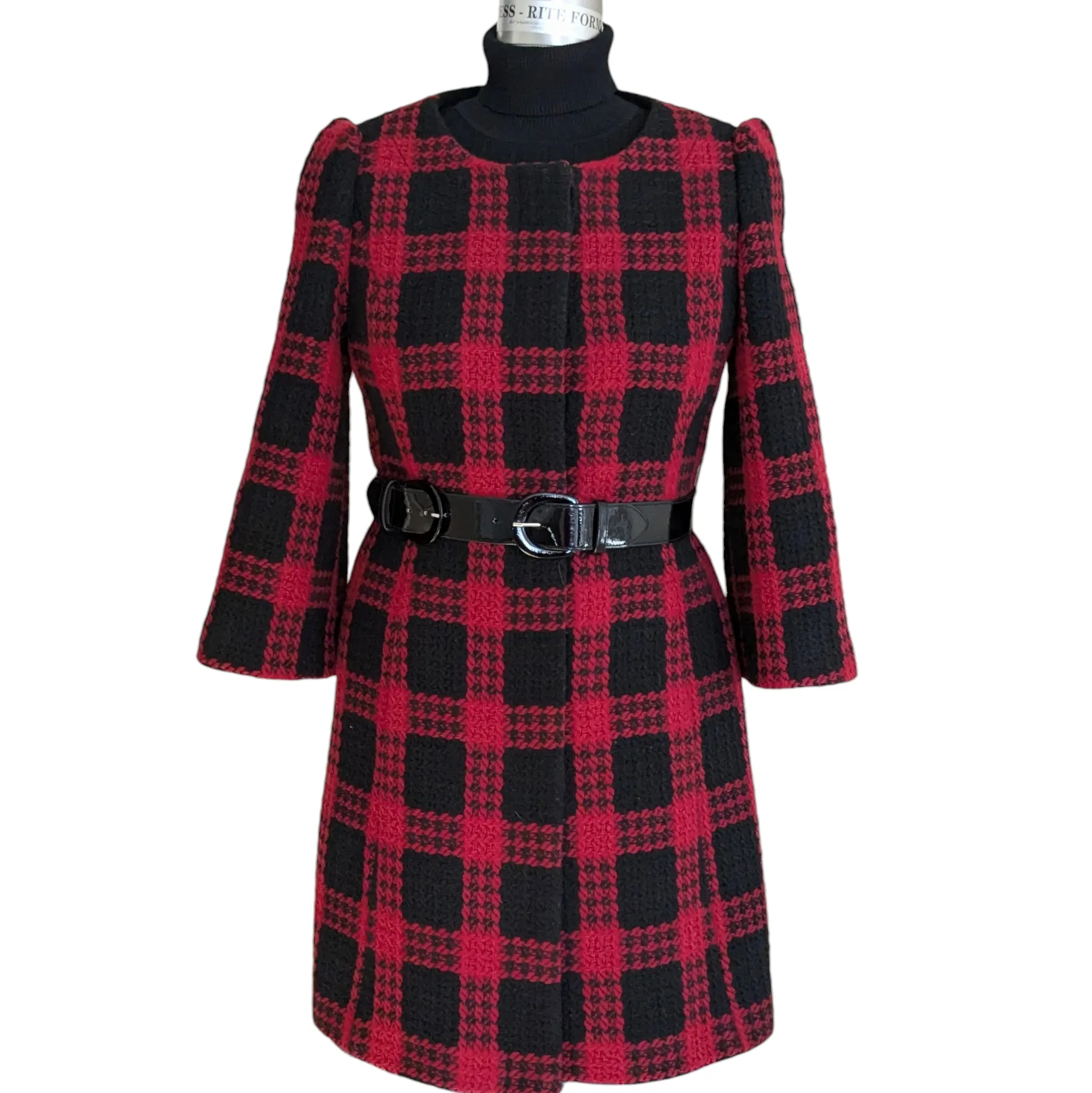 LOFT Plaid Coat Size 8