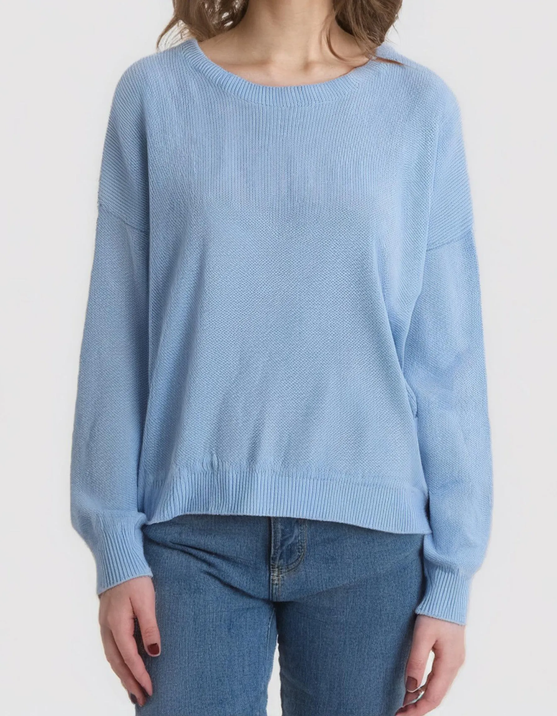 Powder Blue Crewneck Sweater