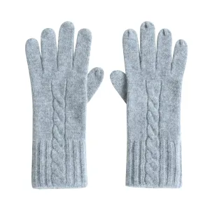 "Warmth Whisper" Cashmere Gloves - Ash