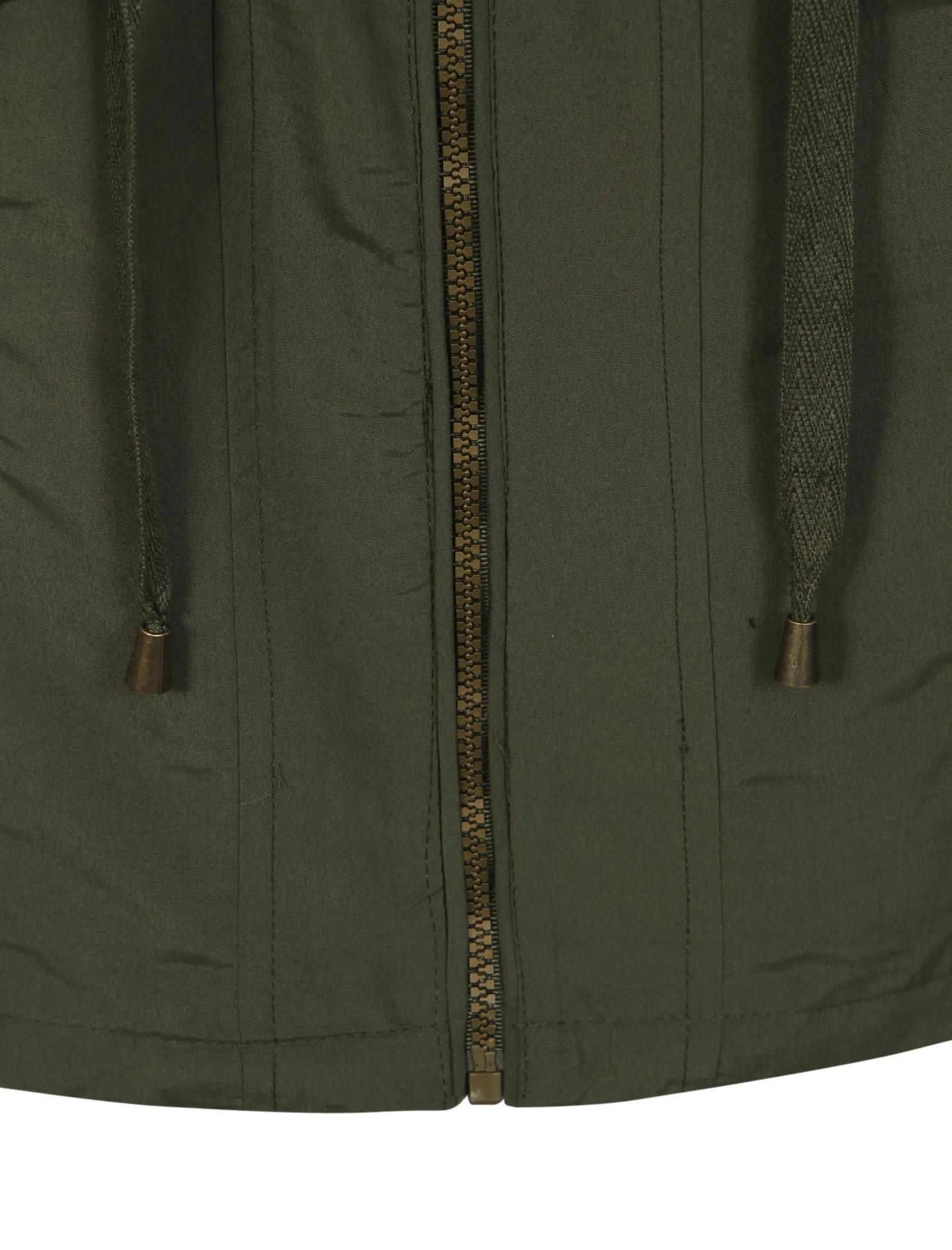 Raquel Parka Jacket in Amazon Khaki - Tokyo Laundry