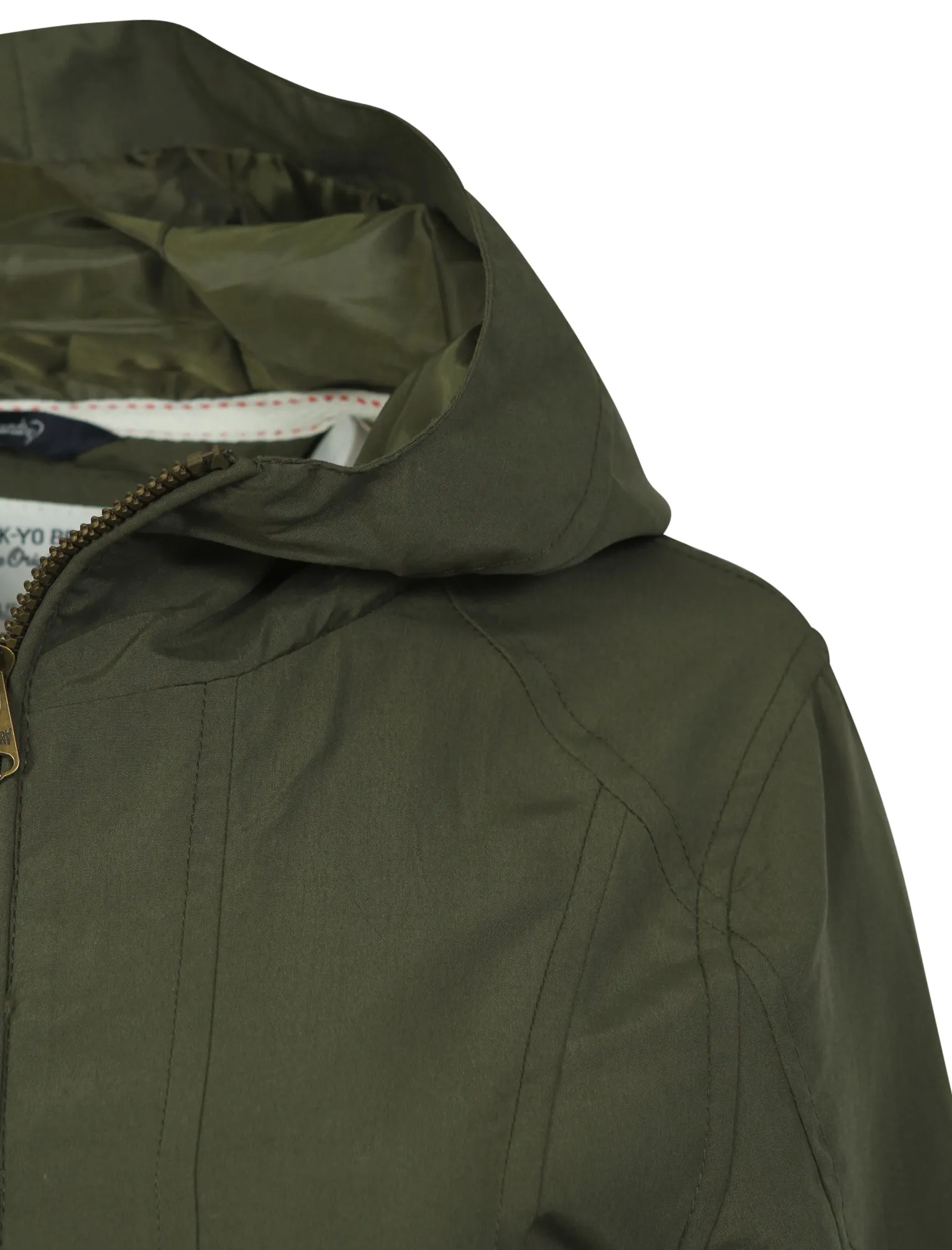 Raquel Parka Jacket in Amazon Khaki - Tokyo Laundry