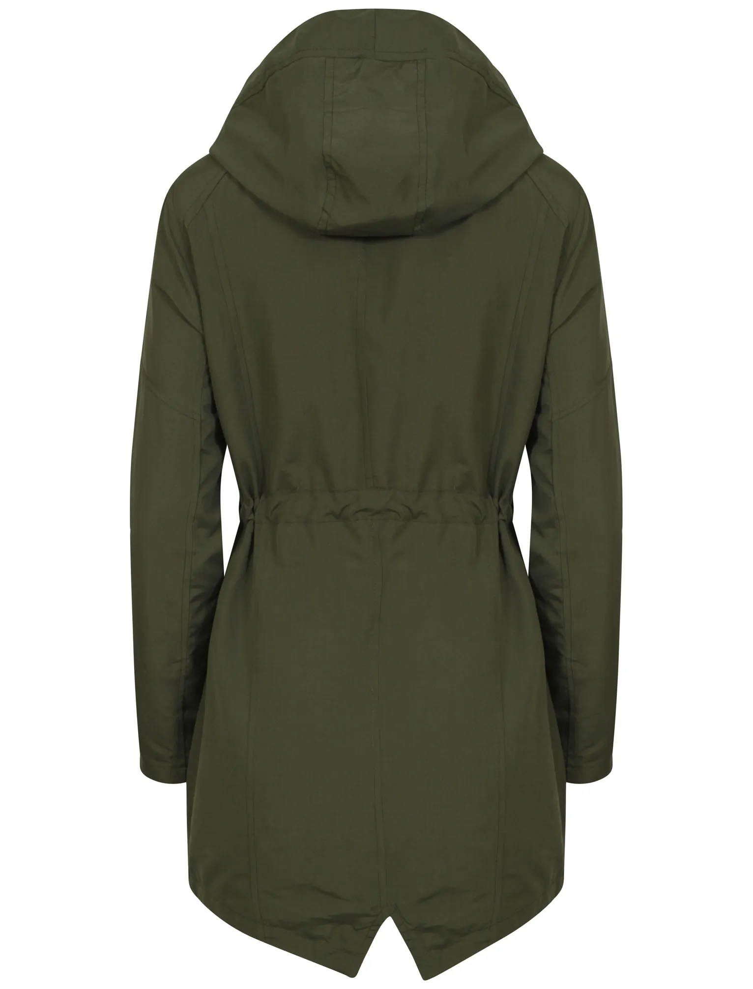 Raquel Parka Jacket in Amazon Khaki - Tokyo Laundry