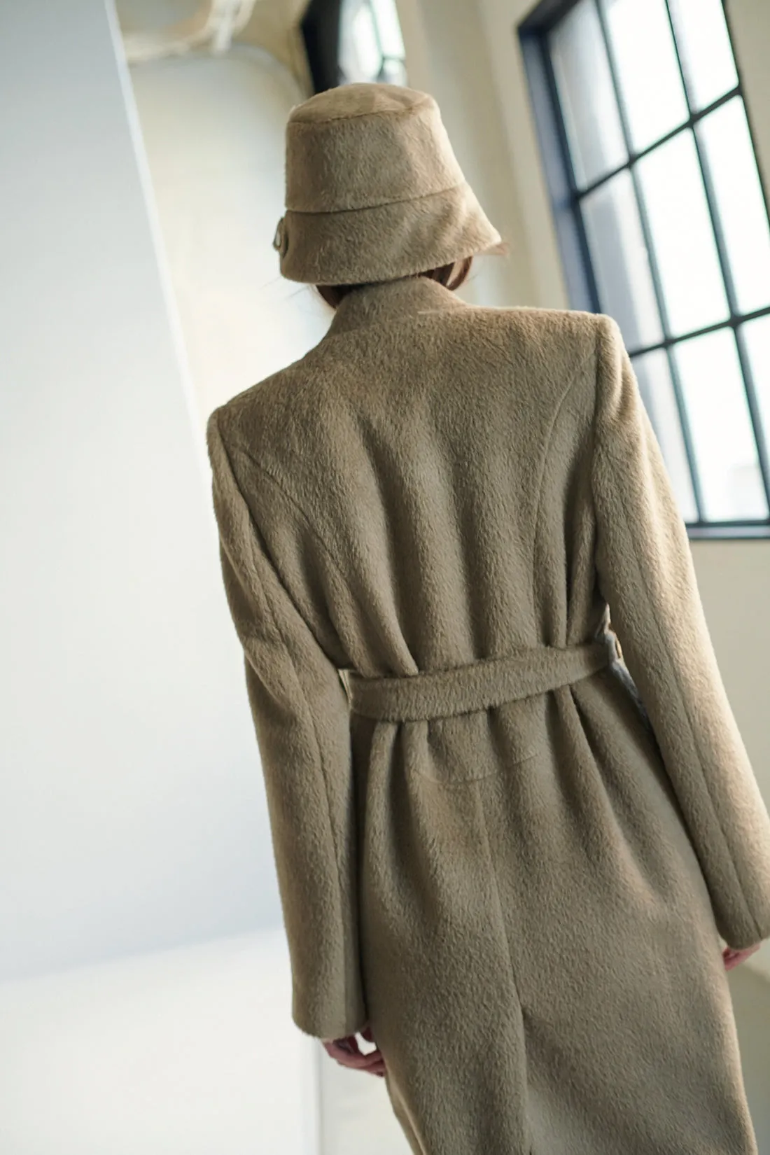 SURI ALPACA BELTED COAT