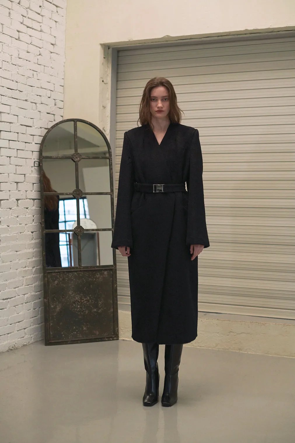 SURI ALPACA BELTED COAT