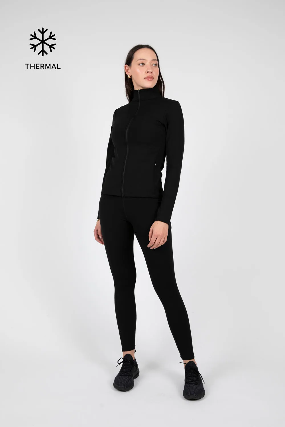 Thermal Pace Full Legging | Black